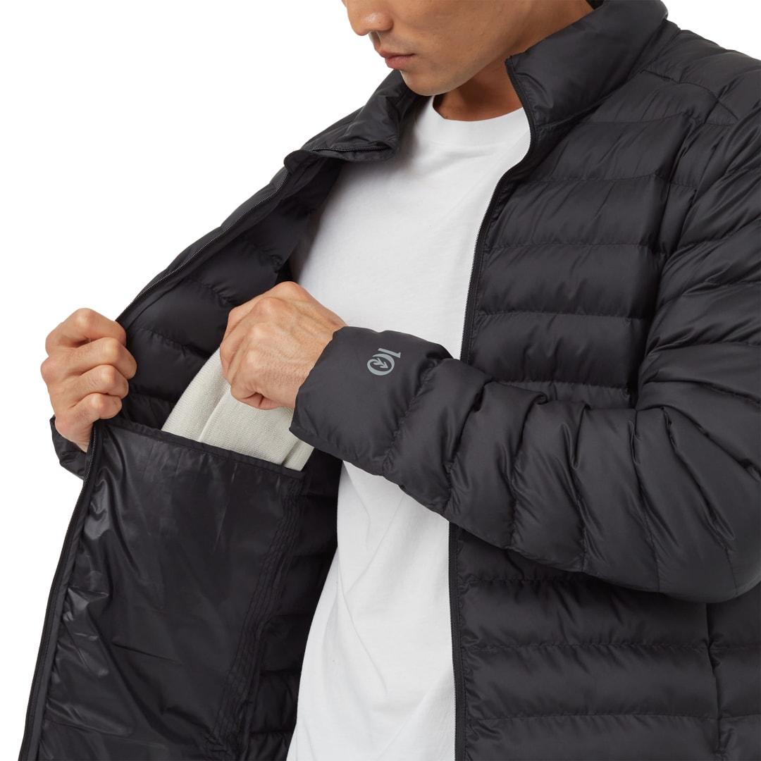 Tentree cloud shell packable puffer - mens Black miniatura 9