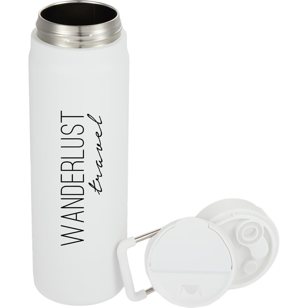 Kara recycled insulated bottle w/ swivel lid 24oz Black miniatura 37