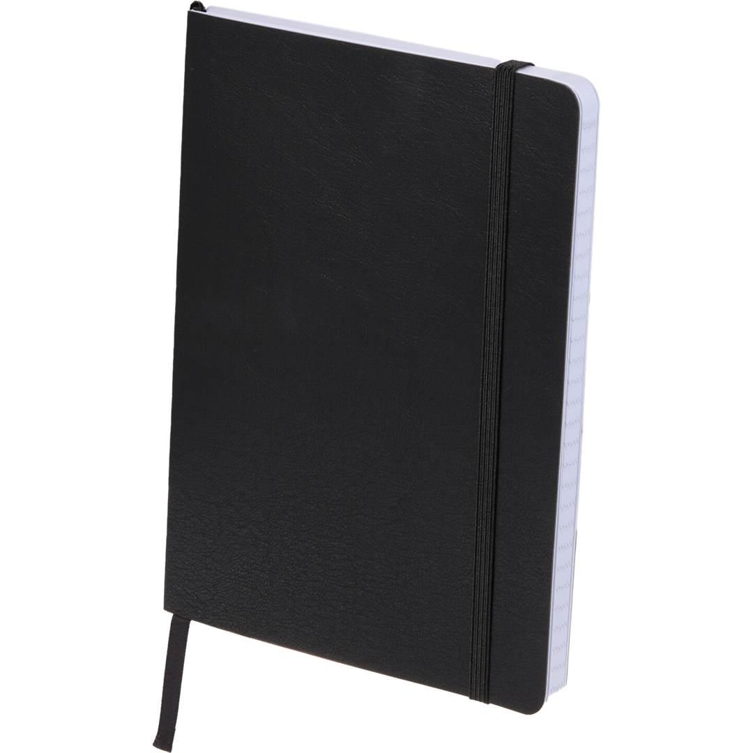 5 X 7 fsc ® recycled morano soft bound journal Black front