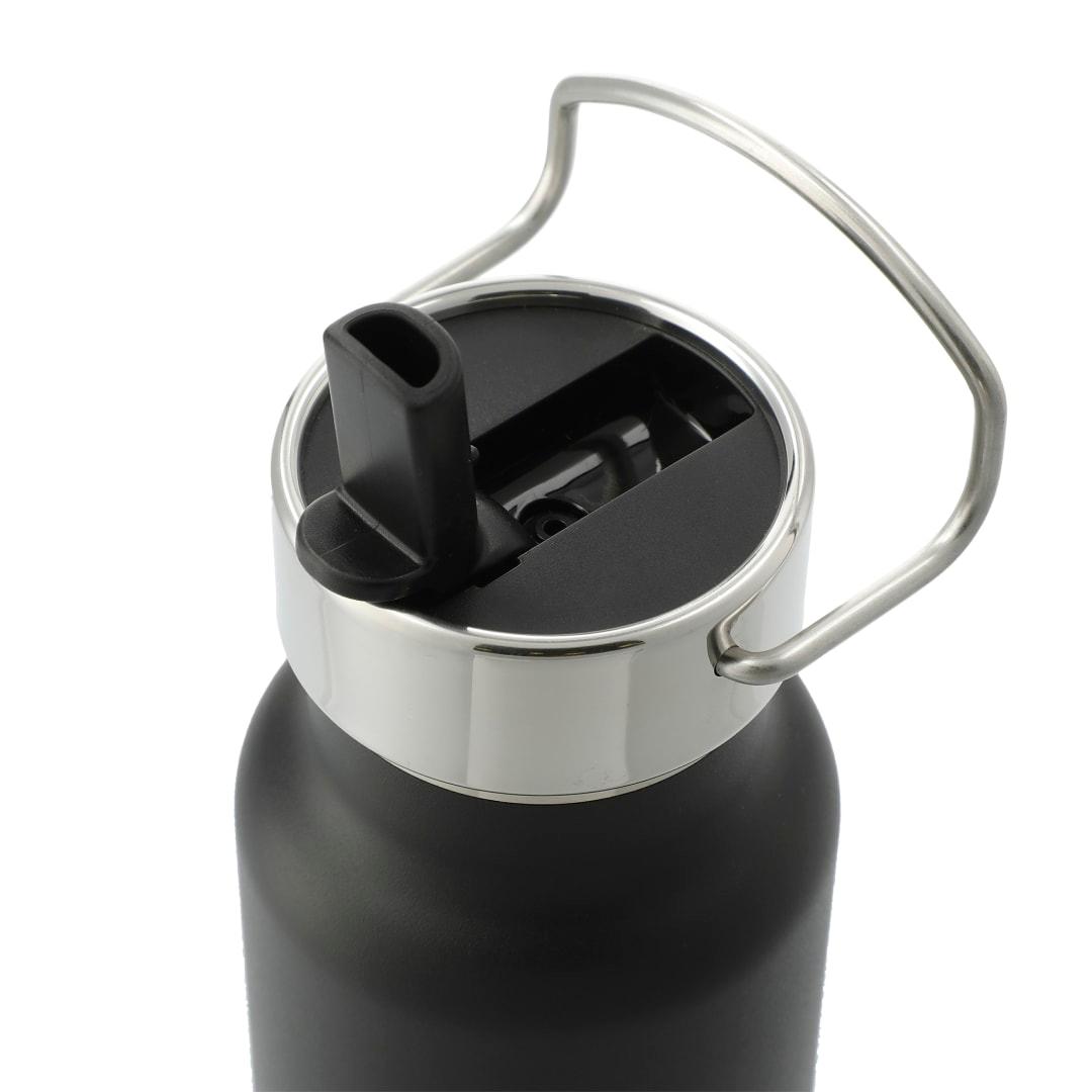 Thor copper vacuum insulated bottle 25oz straw lid Black miniatura 5