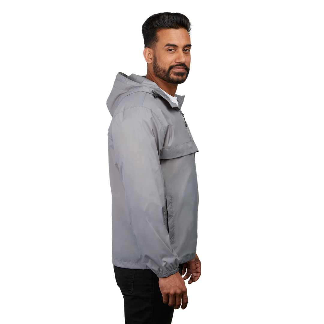 Avas eco 1/4 zip anorak - gender neutral Grey miniatura 13