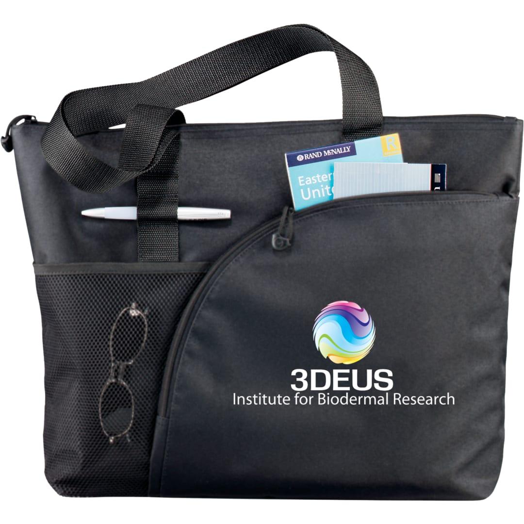 Excel sport zippered utility business tote Royal miniatura 4