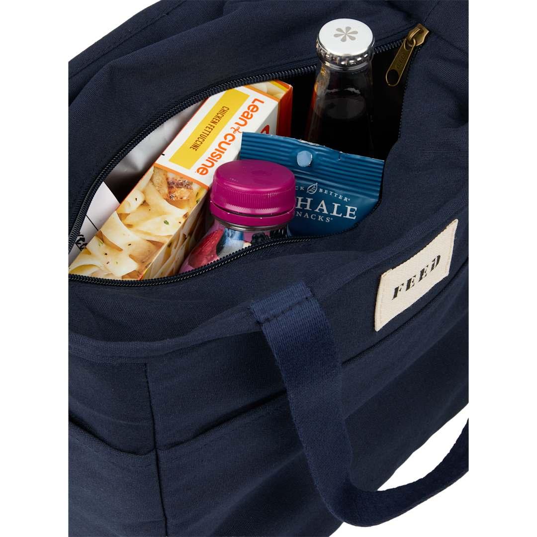 Feed organic cotton 9 can lunch cooler Natural miniatura 22
