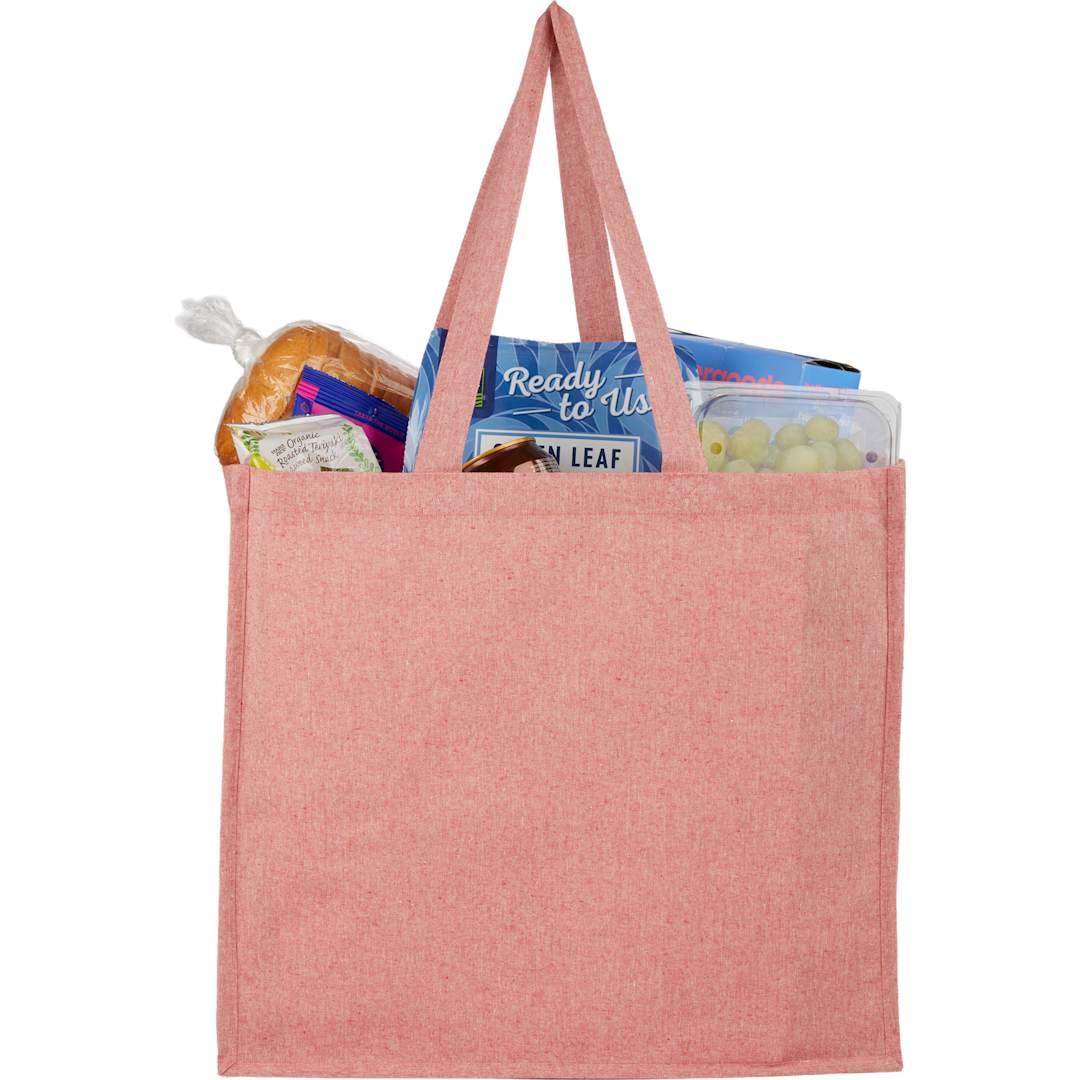 4Oz recycled cotton shopper tote with laminated Grey miniatura 17