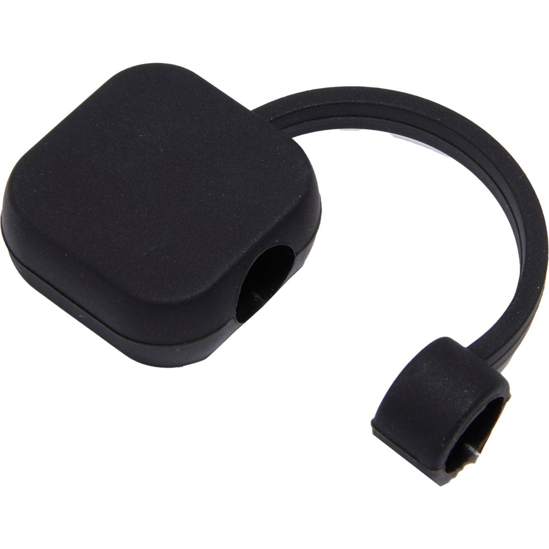 Silicone straw topper Black miniatura 6