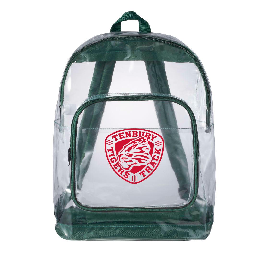 Rally clear backpack Black miniatura 13