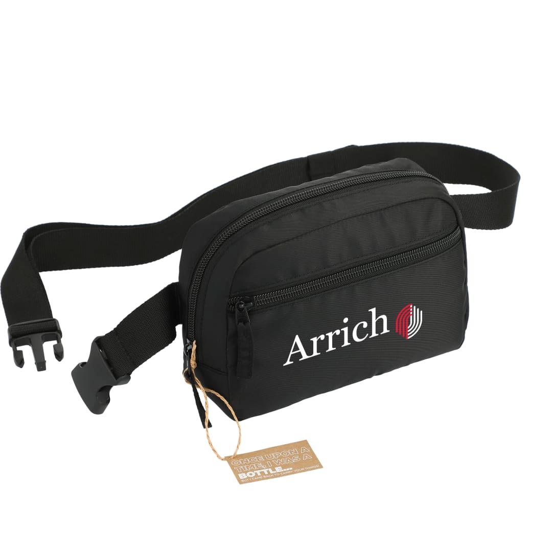 Recycled sport fanny pack Black miniatura 8