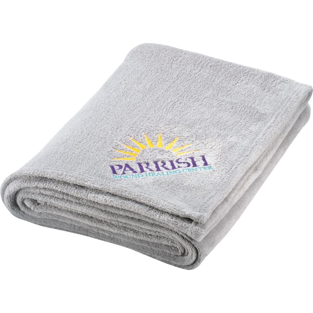Micro coral plush blanket Grey miniatura 8