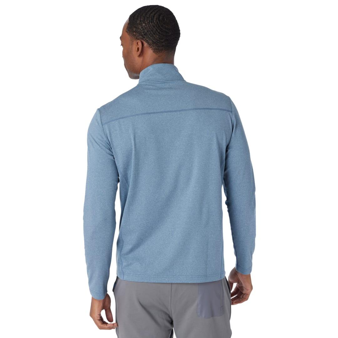 Greatness wins core tech quarter zip - mens Grey front