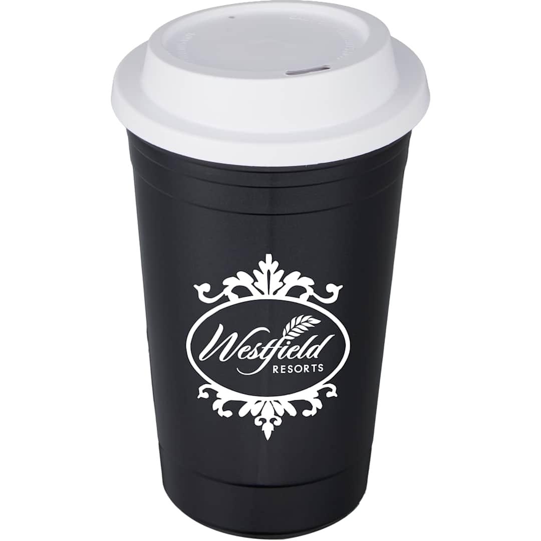 The traveler insulated cup 16 oz. w/ lid Black miniatura 5