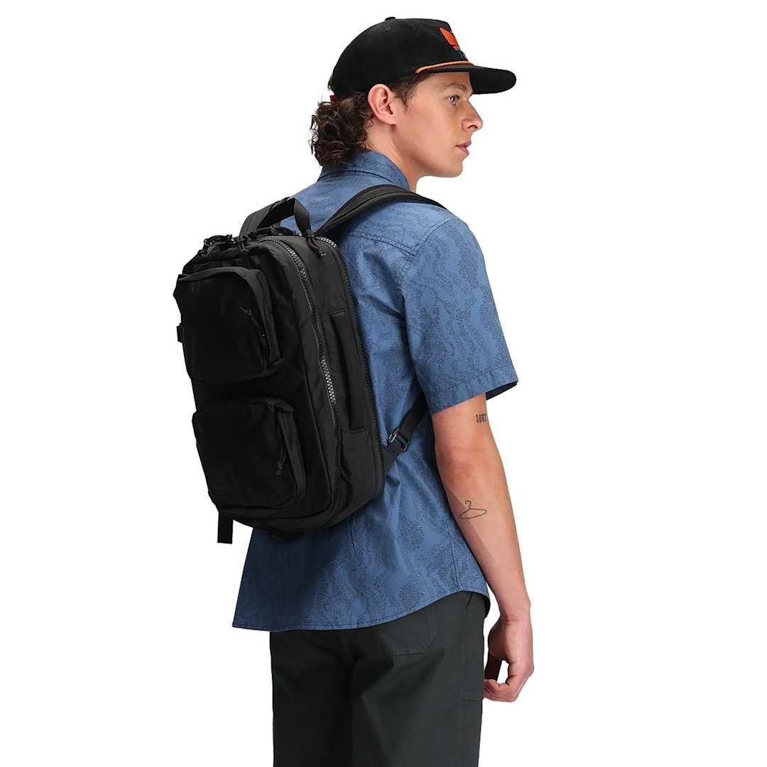 Topo recycled global briefcase Black miniatura 4