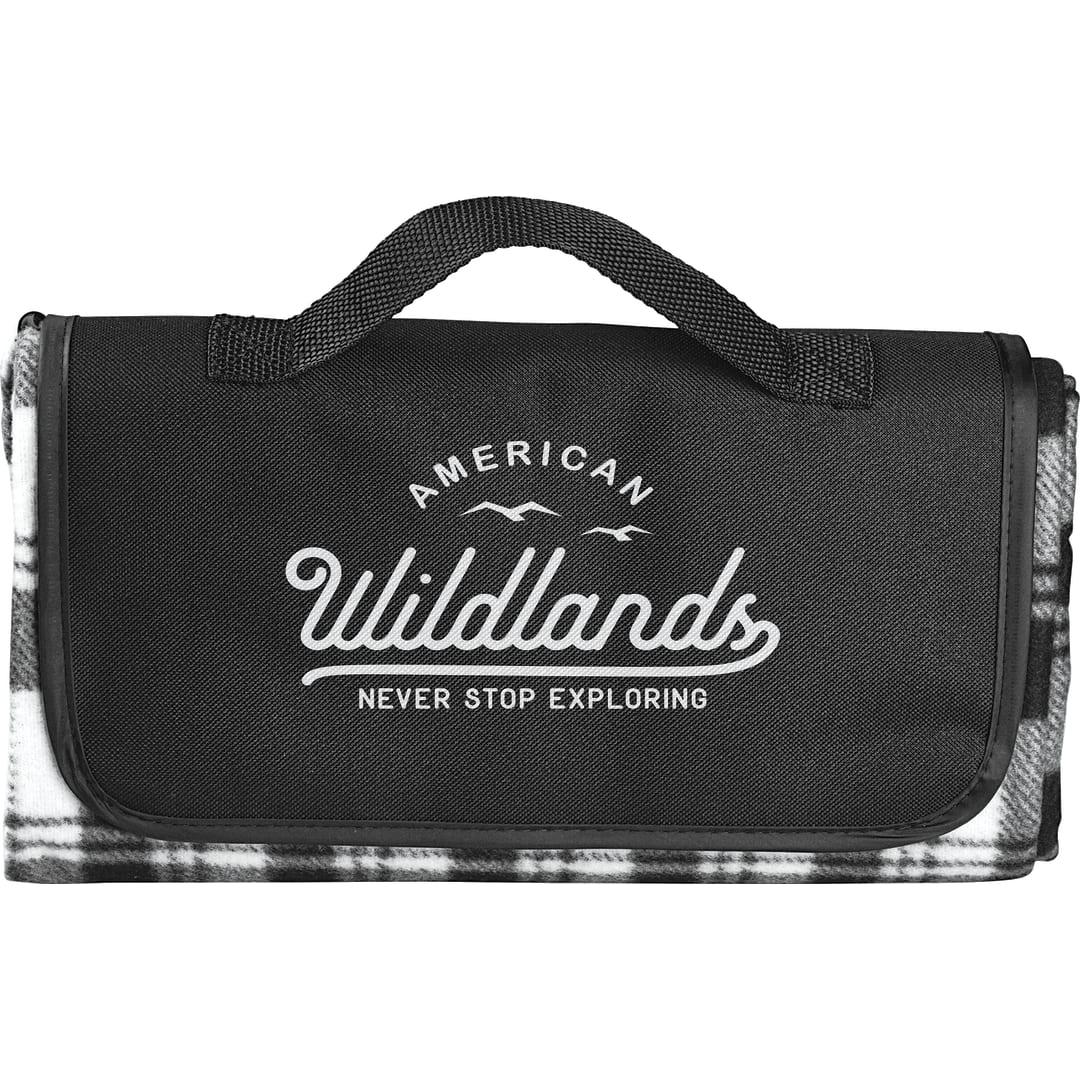Fold up picnic blanket Black miniatura 6