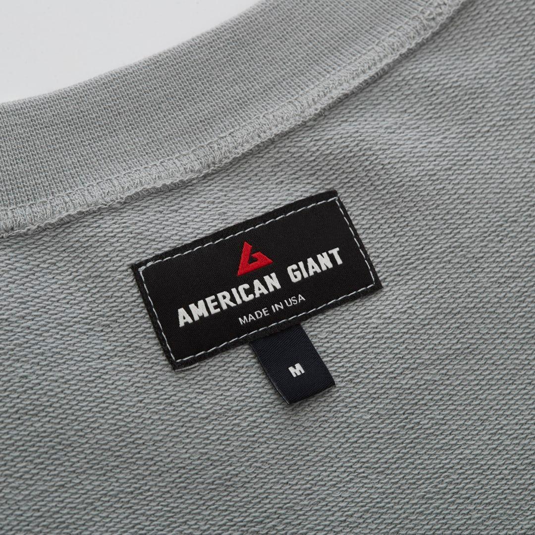 American giant everyday crew sweatshirt - mens Blue miniatura 7