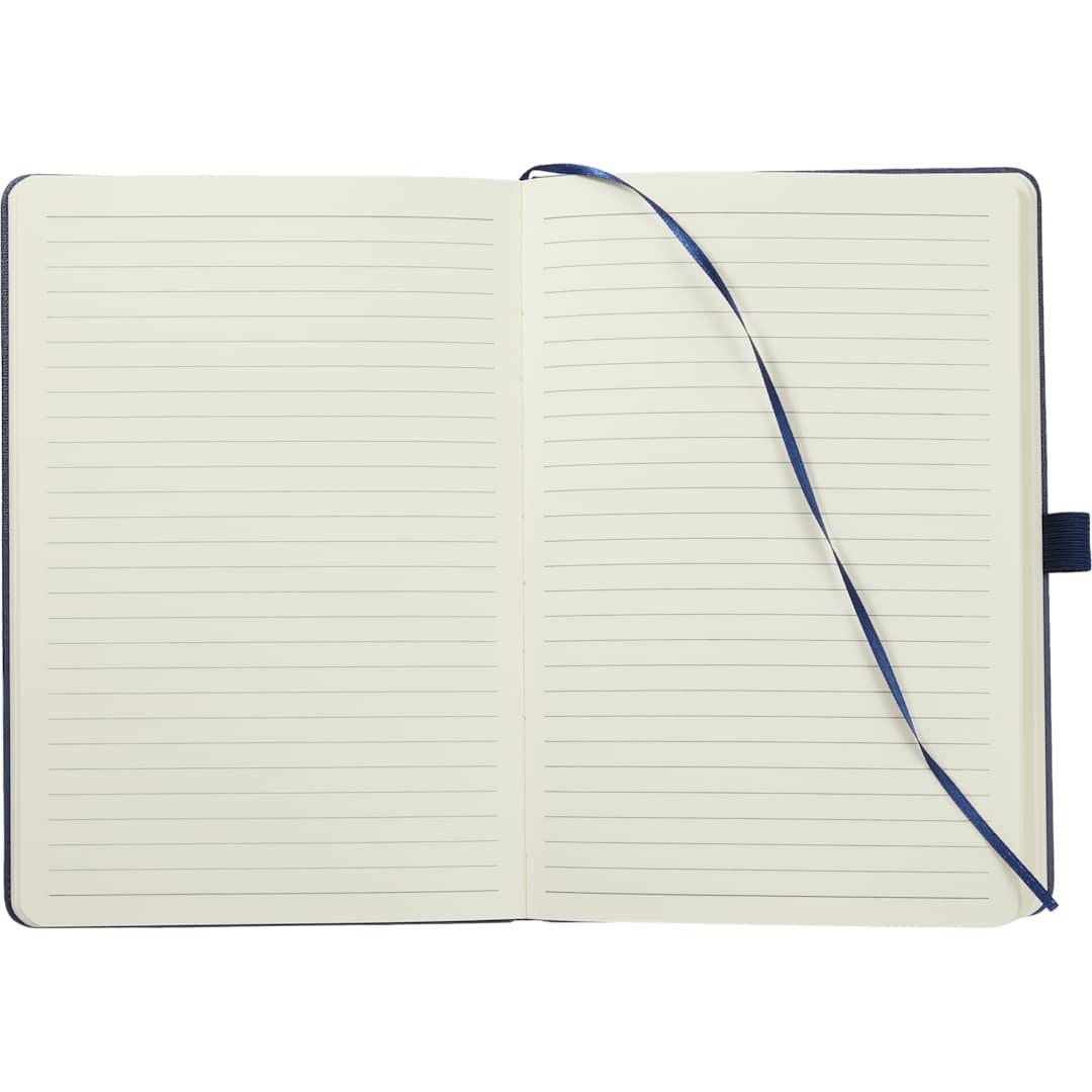 5.5 X 8.5 fsc® recycled chesapeake bound journal Black miniatura 14