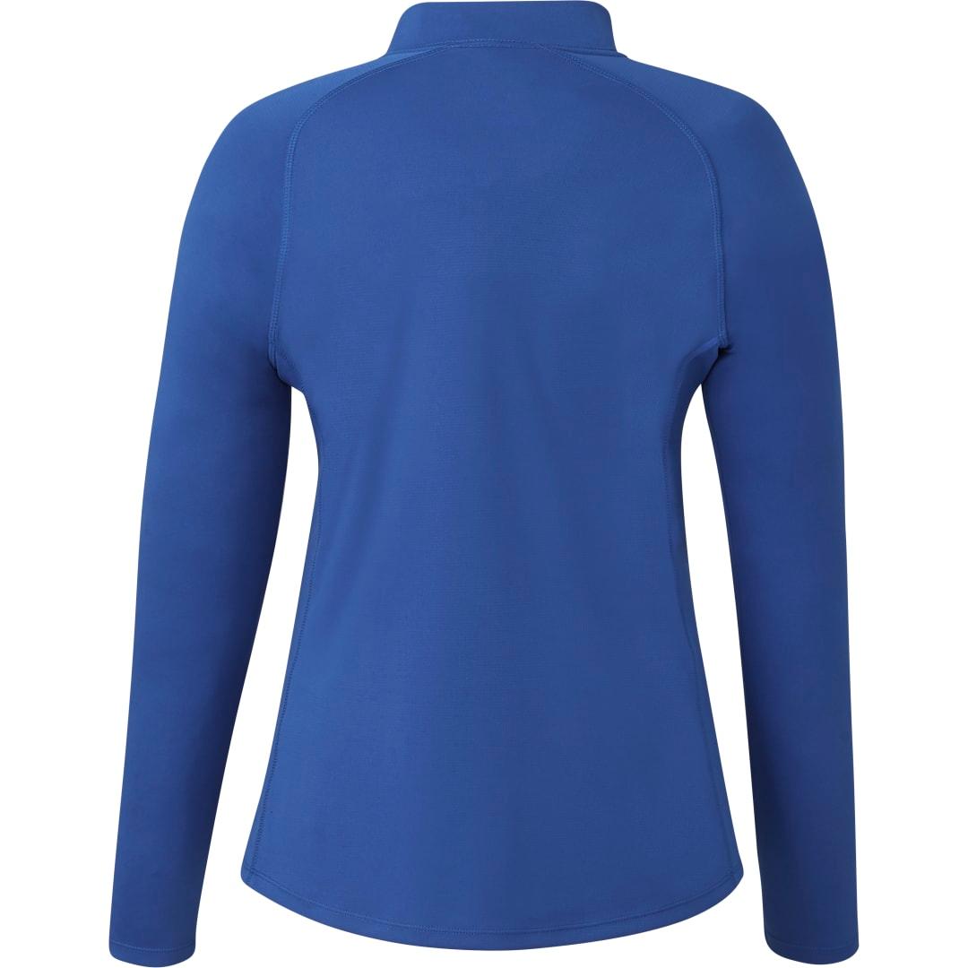 Evans eco knit half zip - womens Royal front