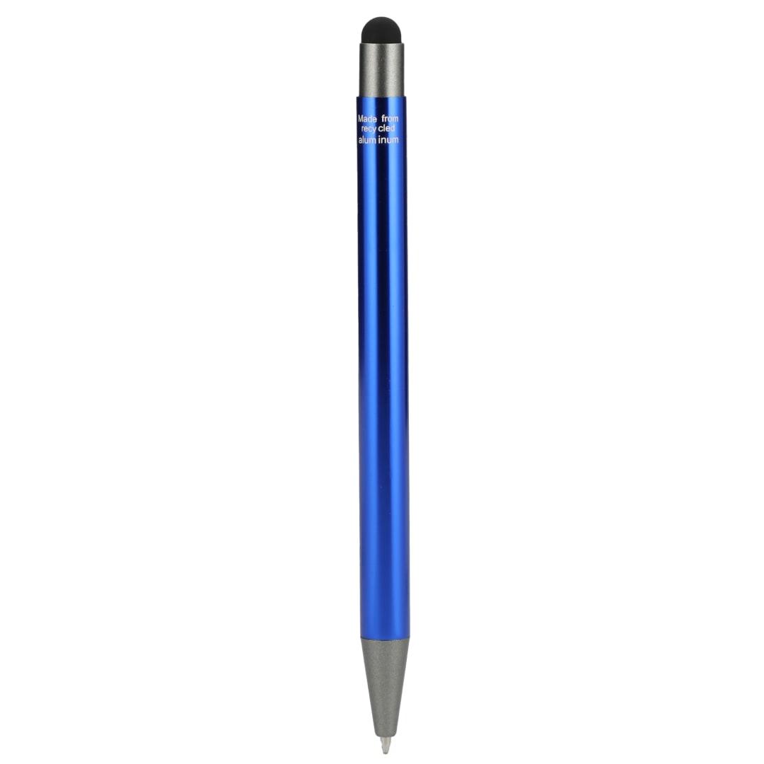Recycled aluminum gel ballpoint stylus Black miniatura 8
