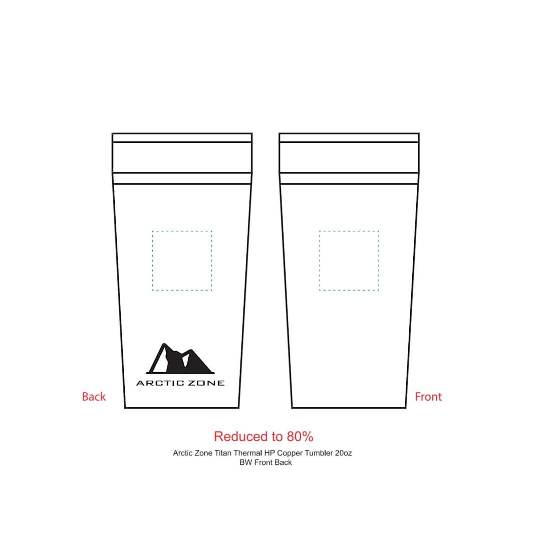 Arctic zone® titan thermal hp® copper tumbler 20oz Grey miniatura 9