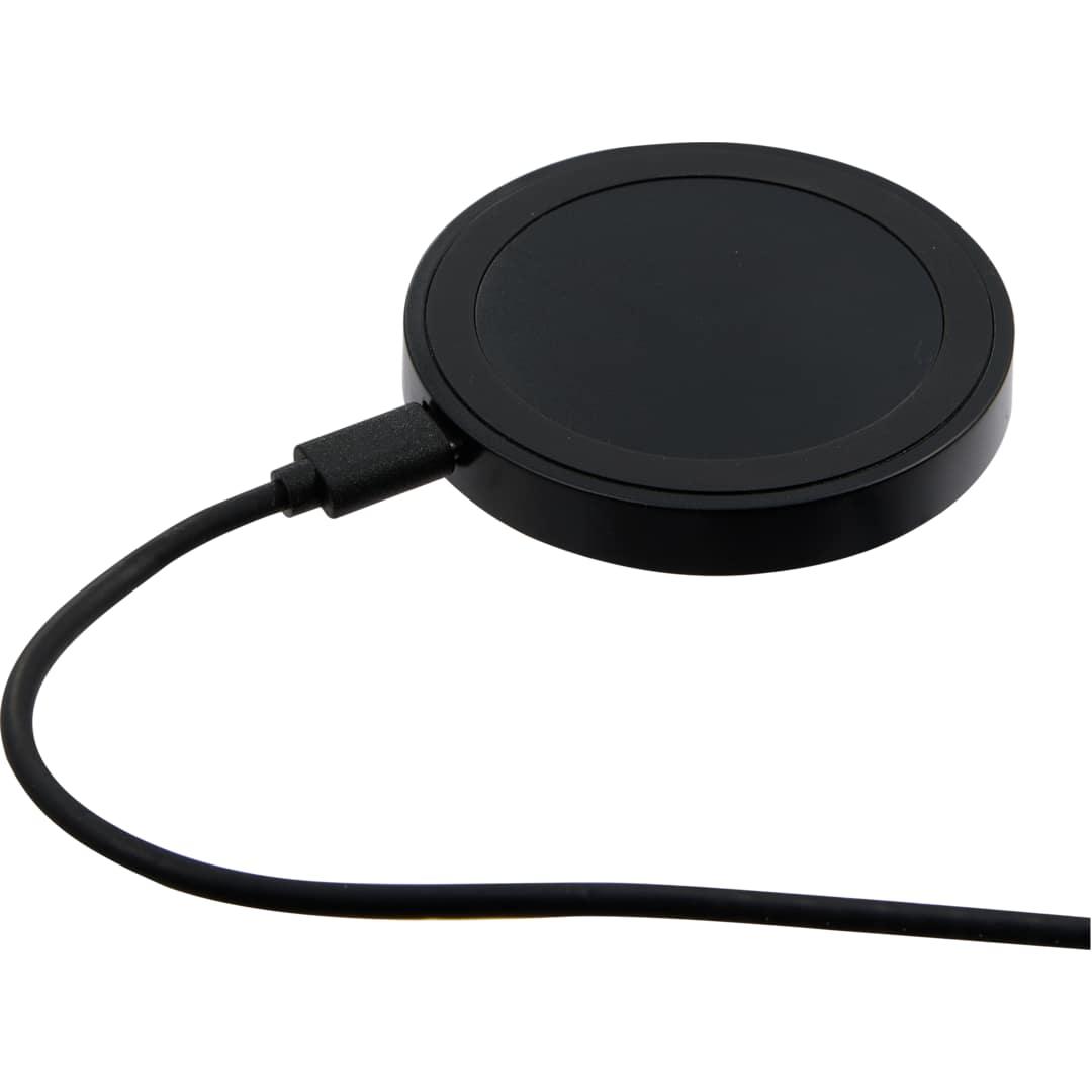 Quake 2.0 15w wireless charging pad Black front