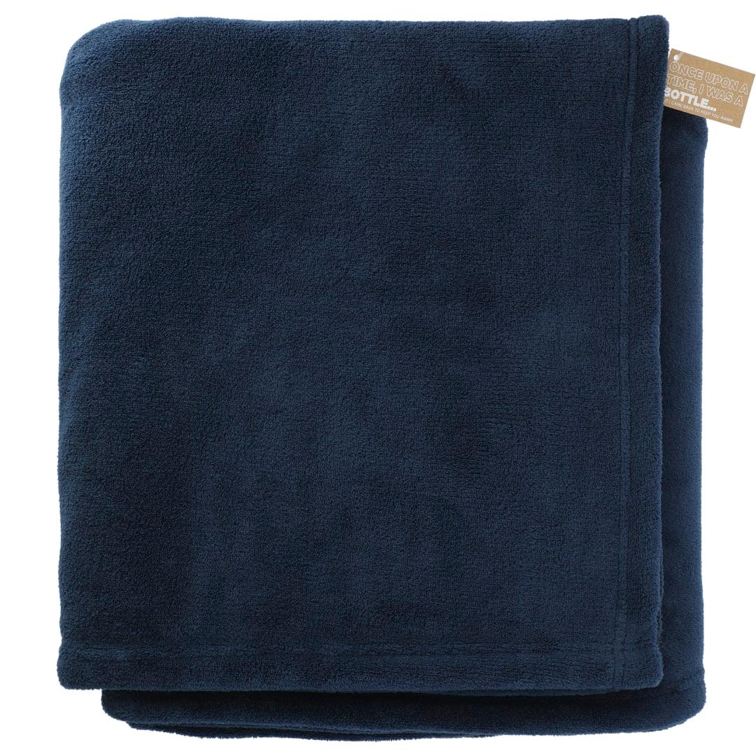 Recycled pet oversized coral fleece blanket Grey miniatura 9