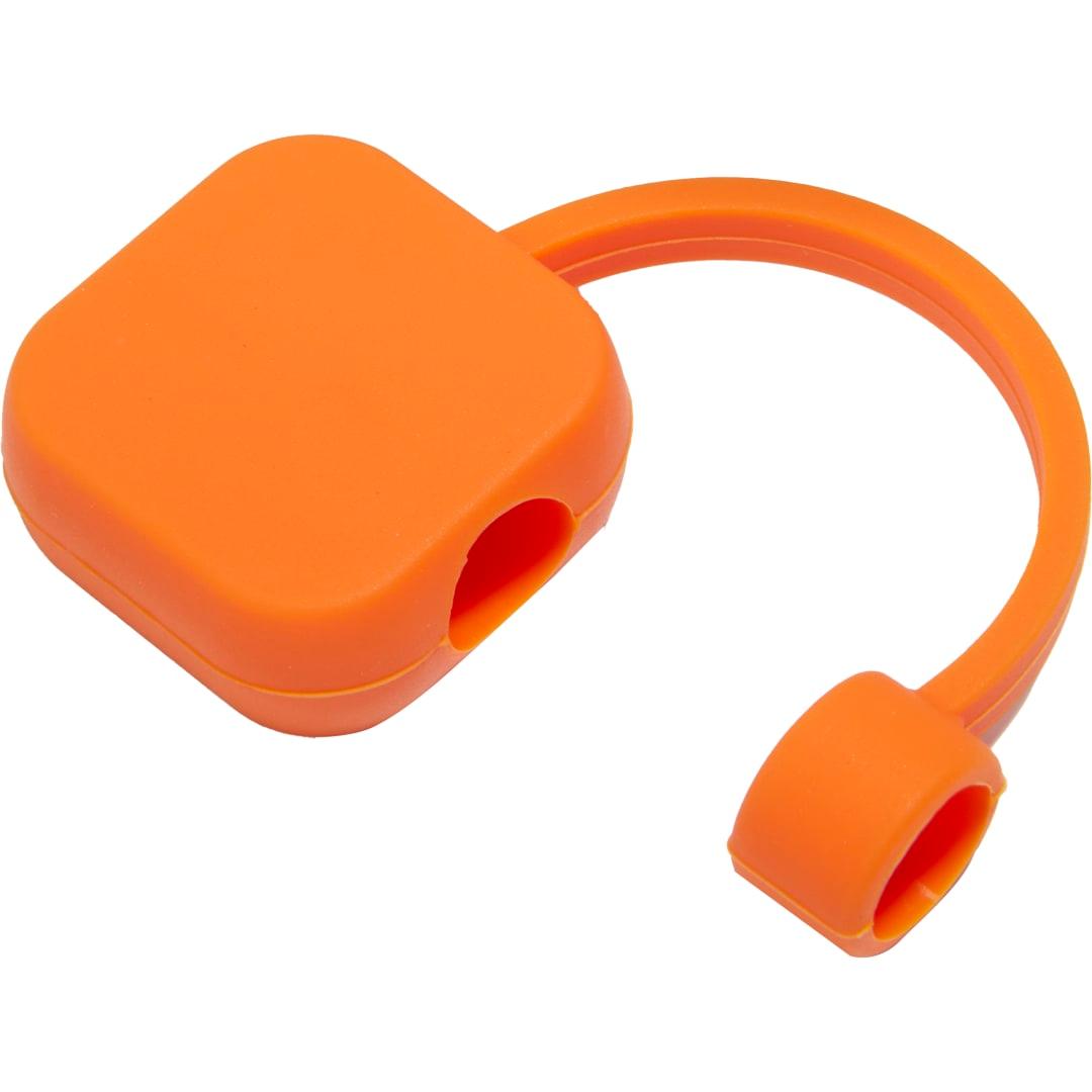 Silicone straw topper Black miniatura 2