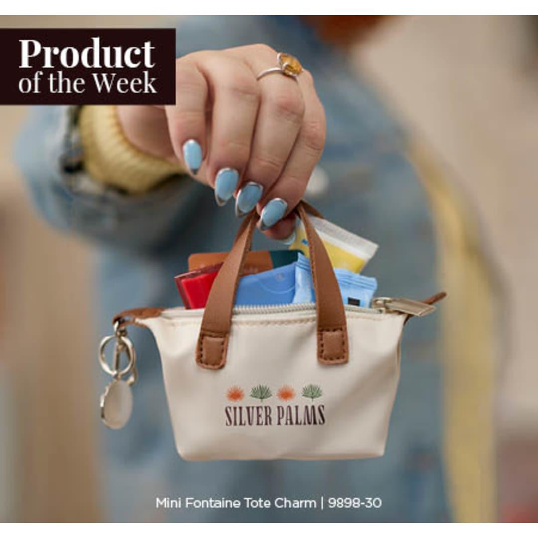 Mini fontaine tote charm Black thumbnail 12