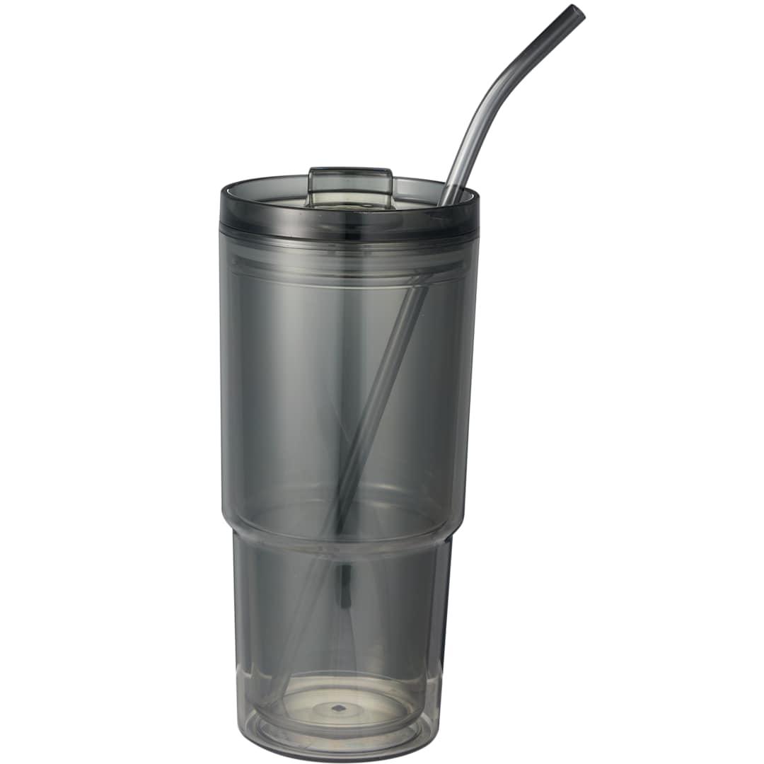 Mia recycled acrylic tumbler 24oz Clear miniatura 11
