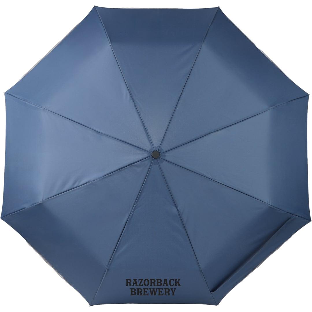 48 Rpet umbrella w/ reflective trim Black miniatura 18