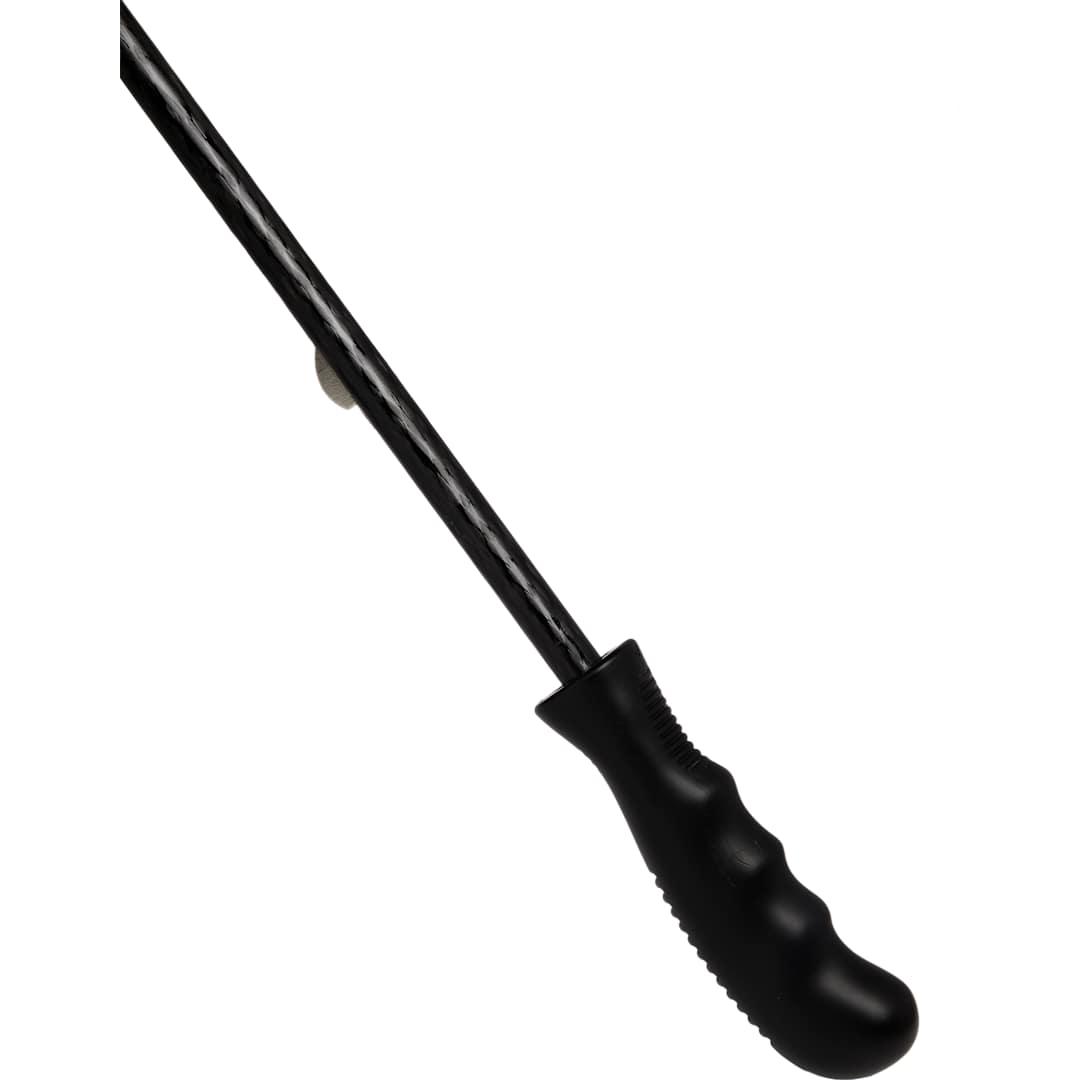 62 Rpet golf umbrella w/ reflective trim Black miniatura 23