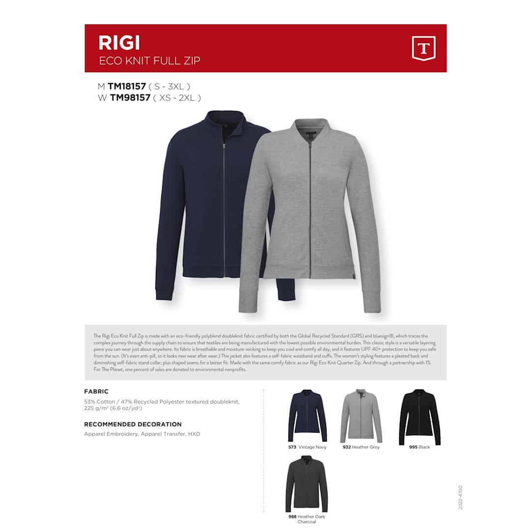 Rigi eco knit full zip - mens Navy Blue miniatura 25
