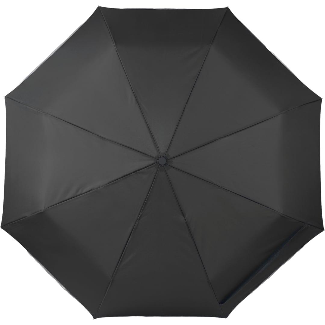 48 Rpet umbrella w/ reflective trim Black miniatura 7