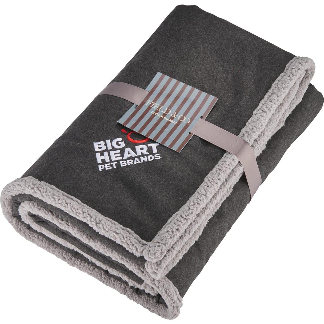 Field & co.® oversized wool sherpa blanket Dark Gray miniatura 12