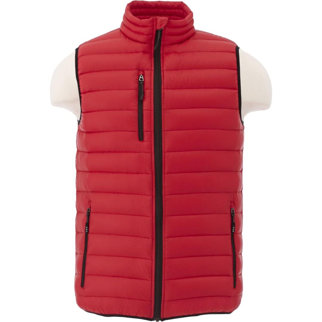Mens whistler light down vest Black miniatura 2