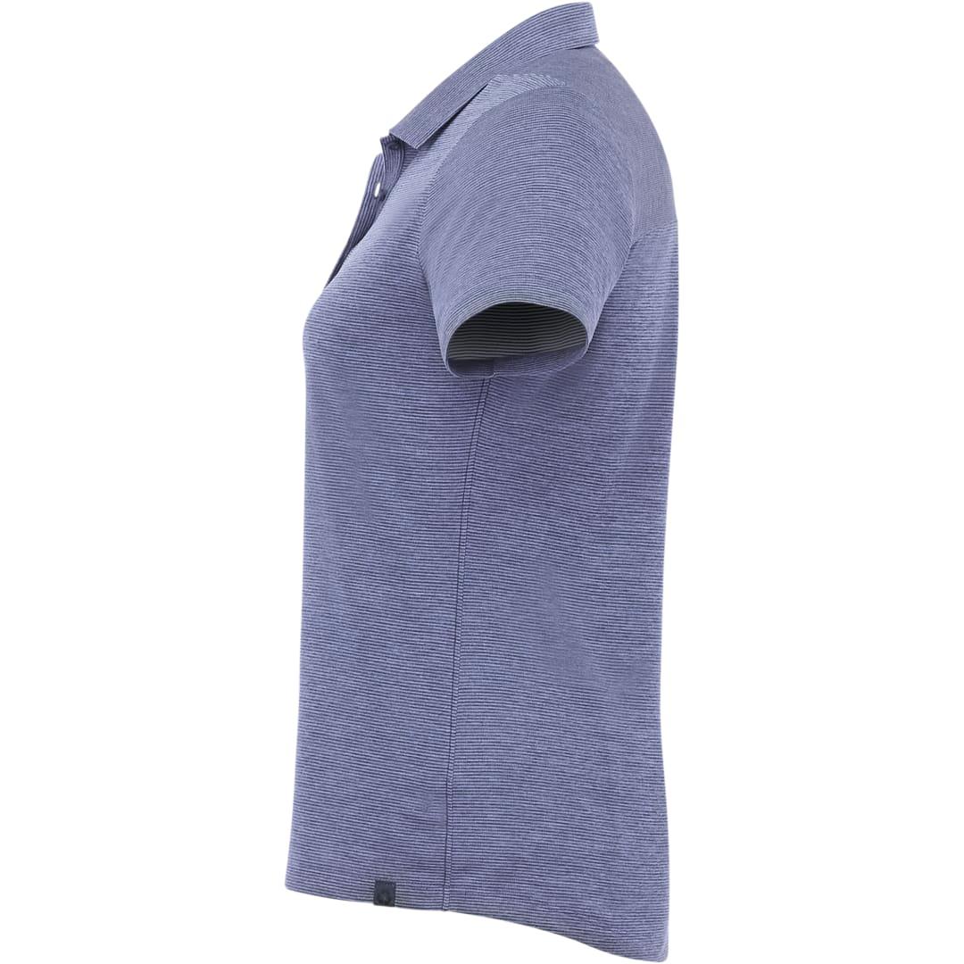 Womens dege eco ss polo Blue miniatura 5
