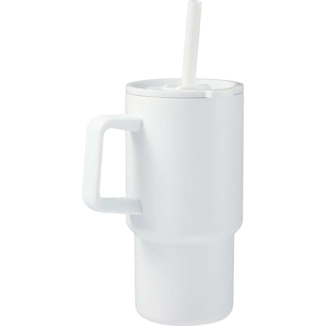 Summit 18oz recycled vacuum insulated mug w/ straw Black miniatura 28