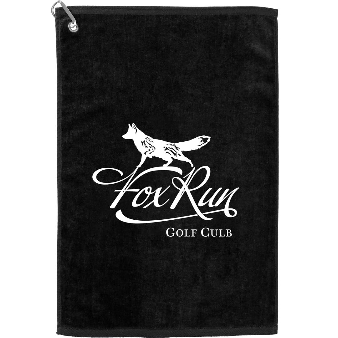 3.5 Lb./doz. 16x25in terry golf towel Black miniatura 3