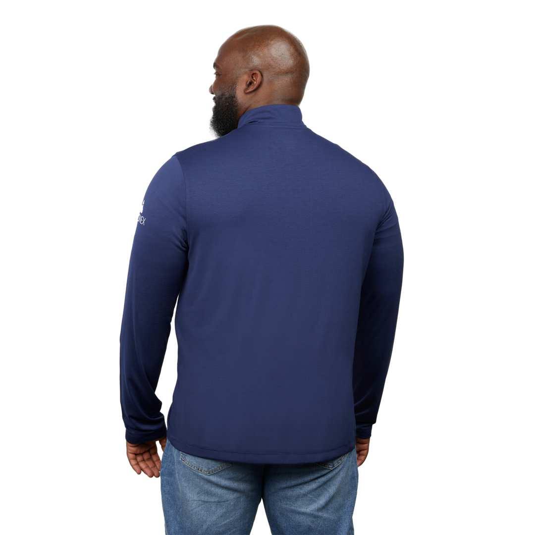 Izu everything performance eco 1/4 zip - mens Navy Blue miniatura 6