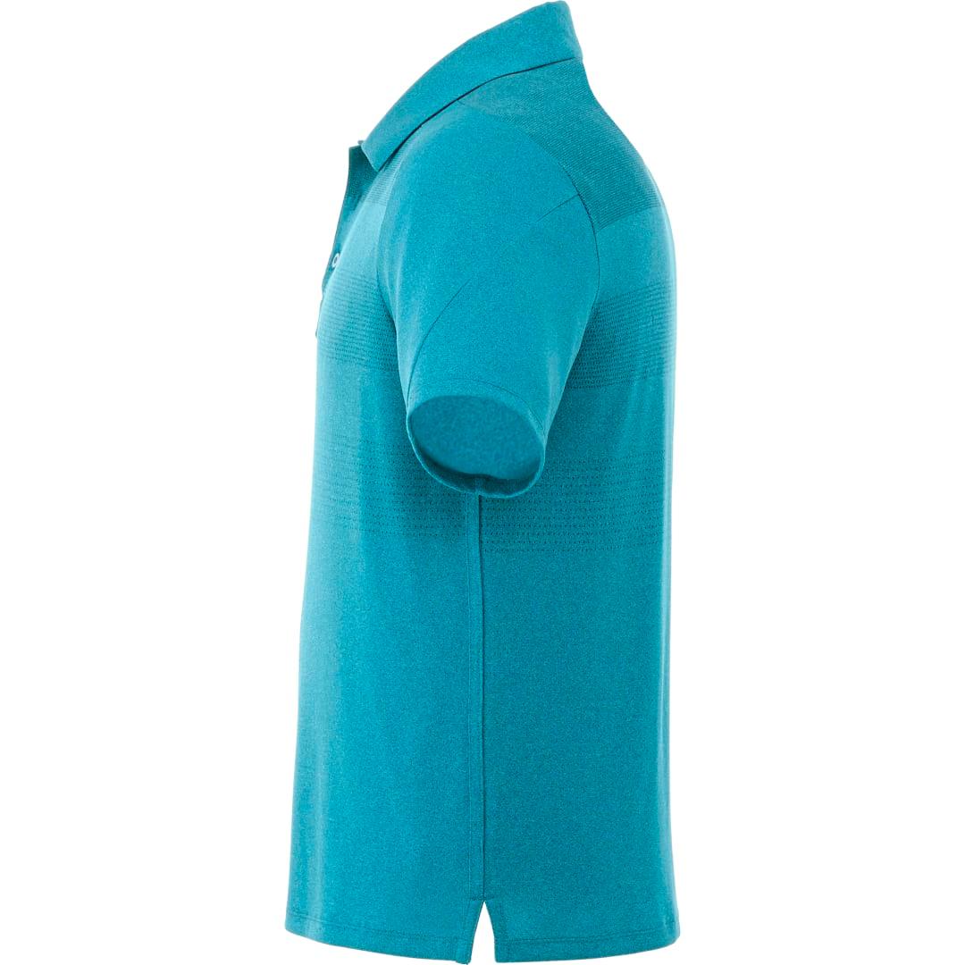 Mens antero short sleeve polo Blue front