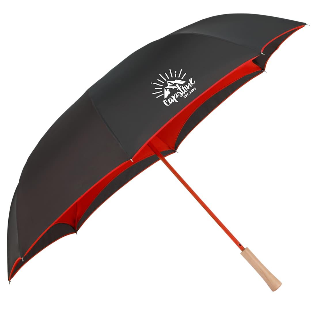 48 Recycled manual inversion umbrella Black miniatura 25