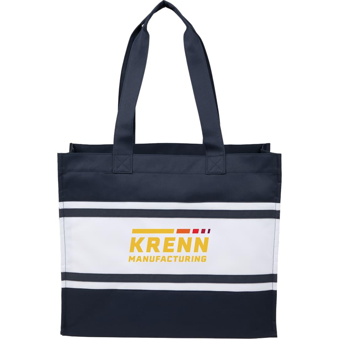 Varsity box tote Black miniatura 13