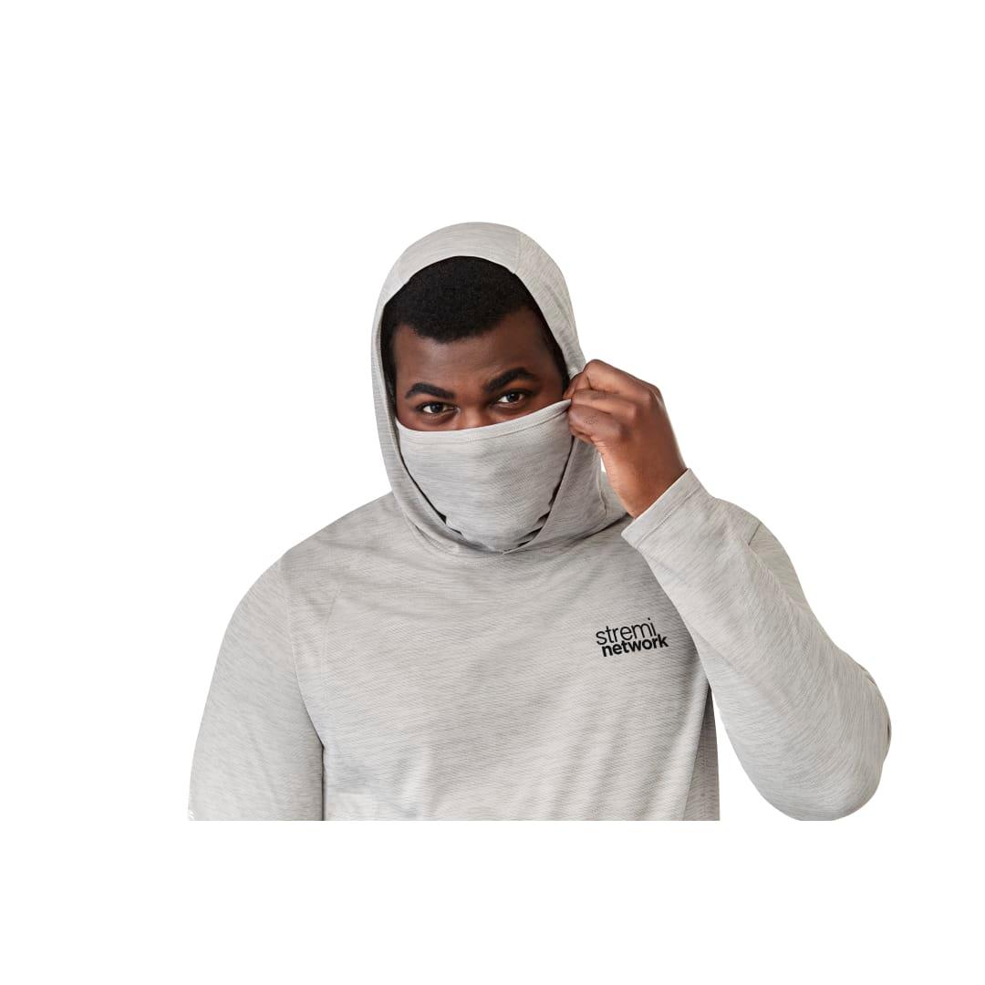 Mens sira eco knit hoody Blue miniatura 20