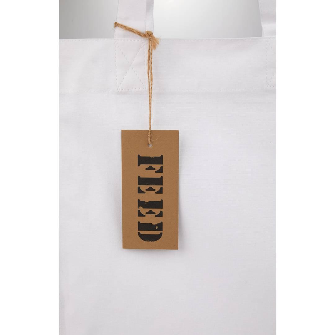 Feed organic cotton book tote Black miniatura 19