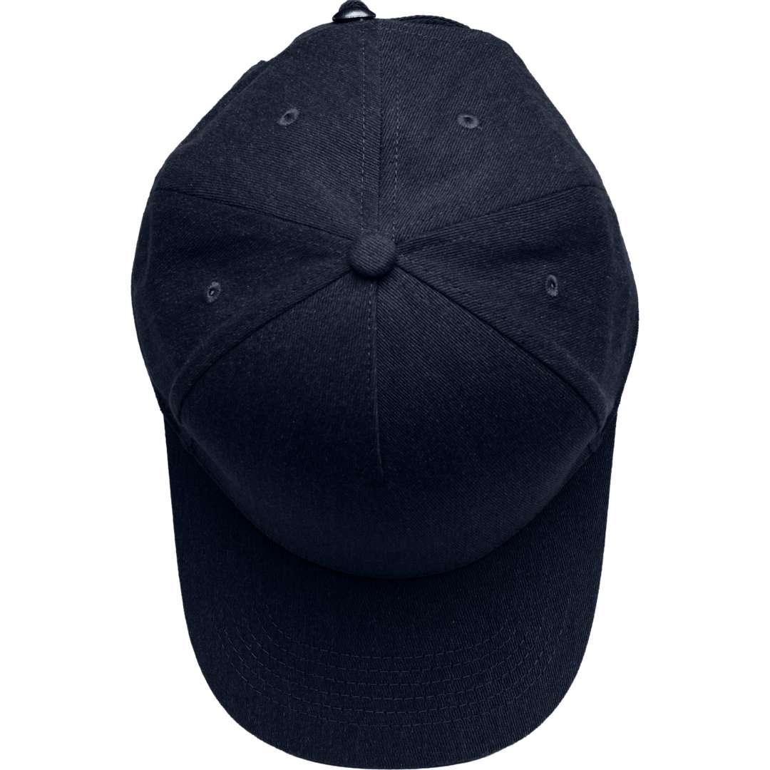 Recycled cotton twill 5 panel ballcap - unisex Black miniatura 11