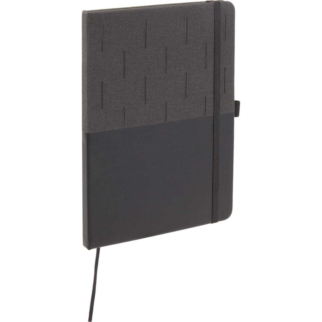 5.5 X 8.5 fsc® recycled chesapeake bound journal Black miniatura 3
