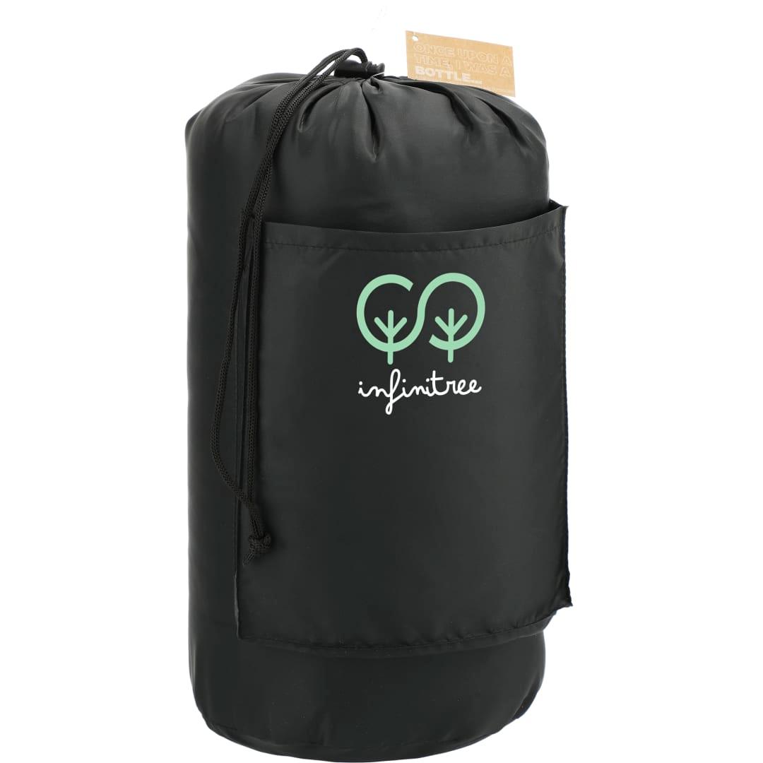Wave recycled insulated outdoor blanket Black miniatura 6