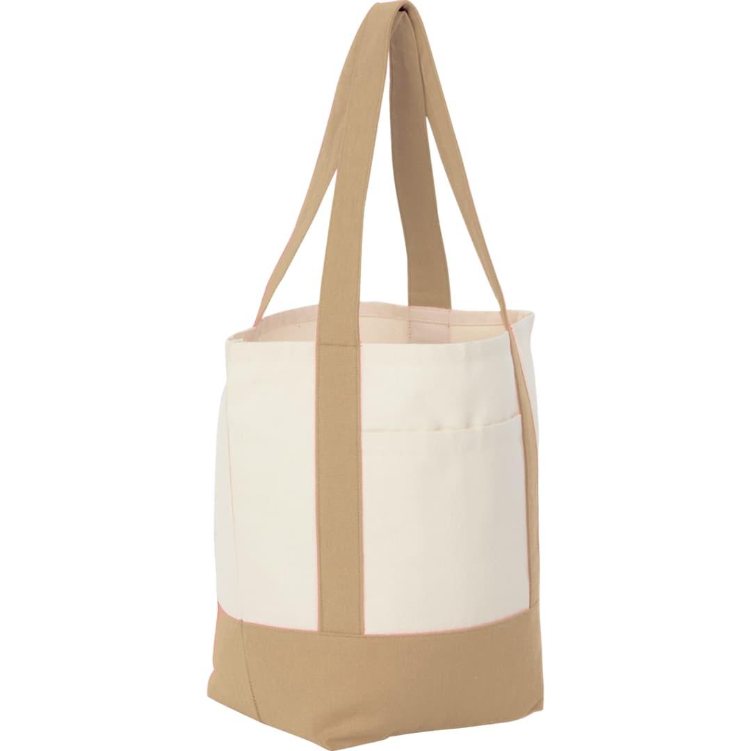 Mini recycled 8oz cotton canvas tote Red miniatura 32