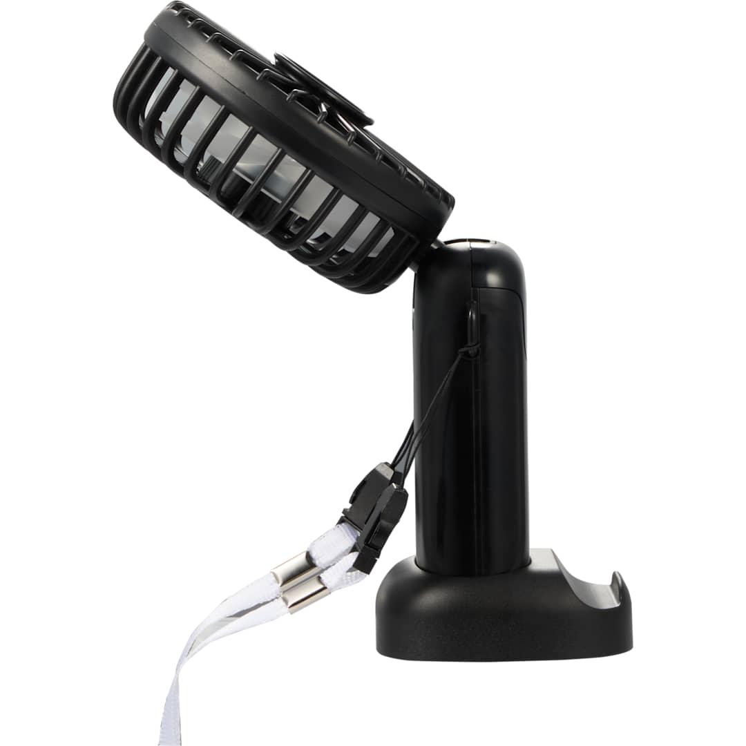 Rechargeable 100% rabs personal led fan Black thumbnail 7