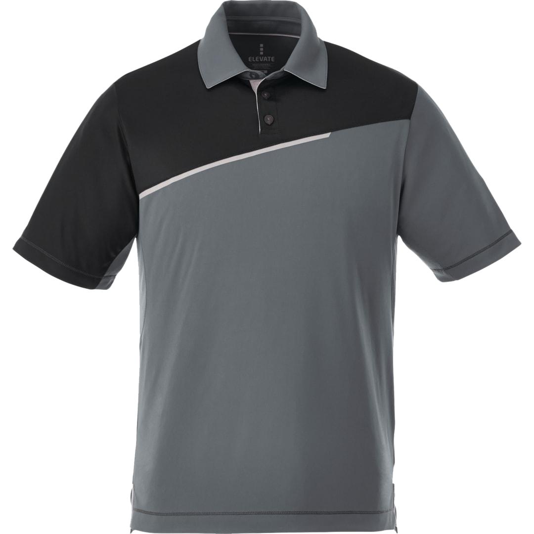 Mens prater short sleeve polo Grey miniatura 14