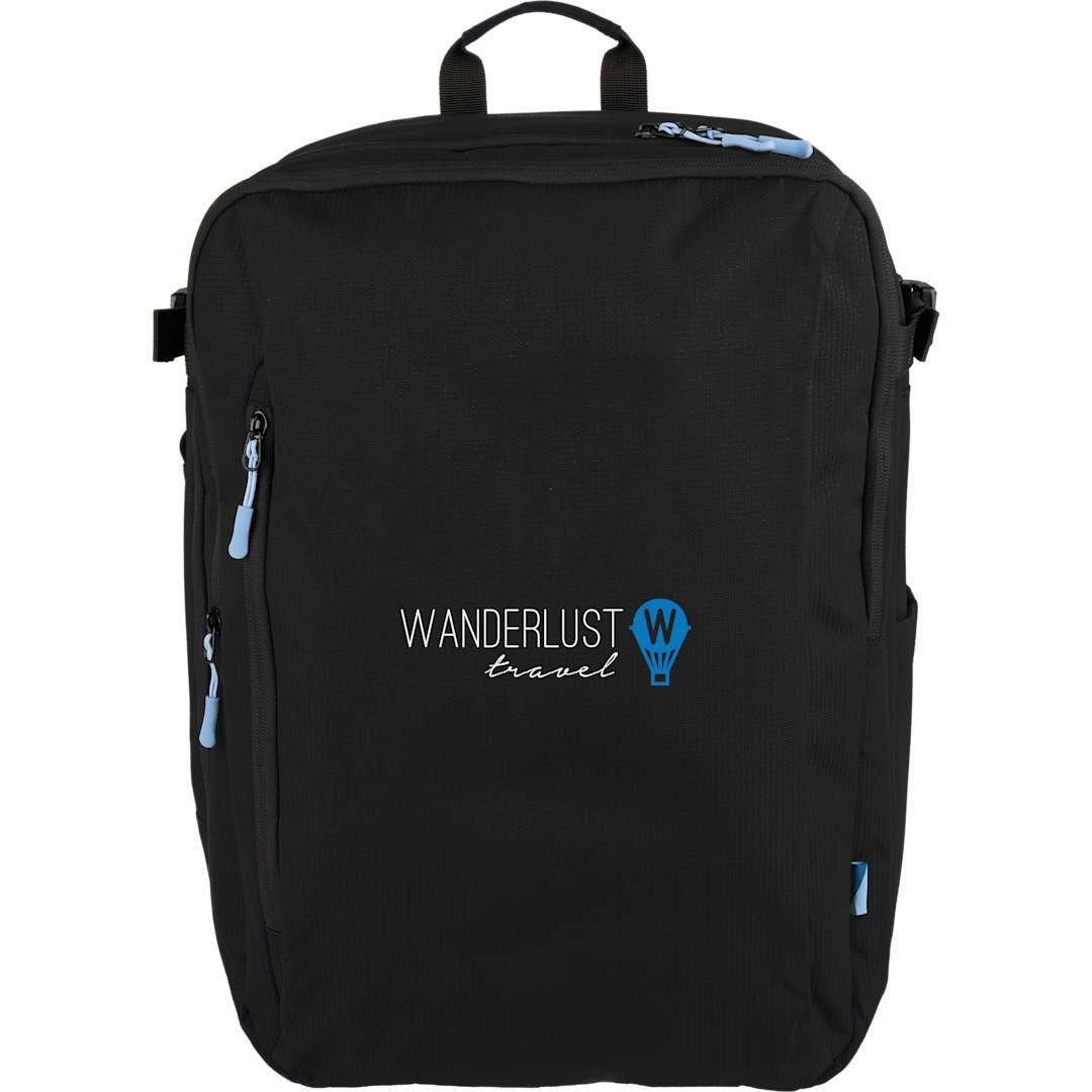 Wander & roam travel backpack Black miniatura 18
