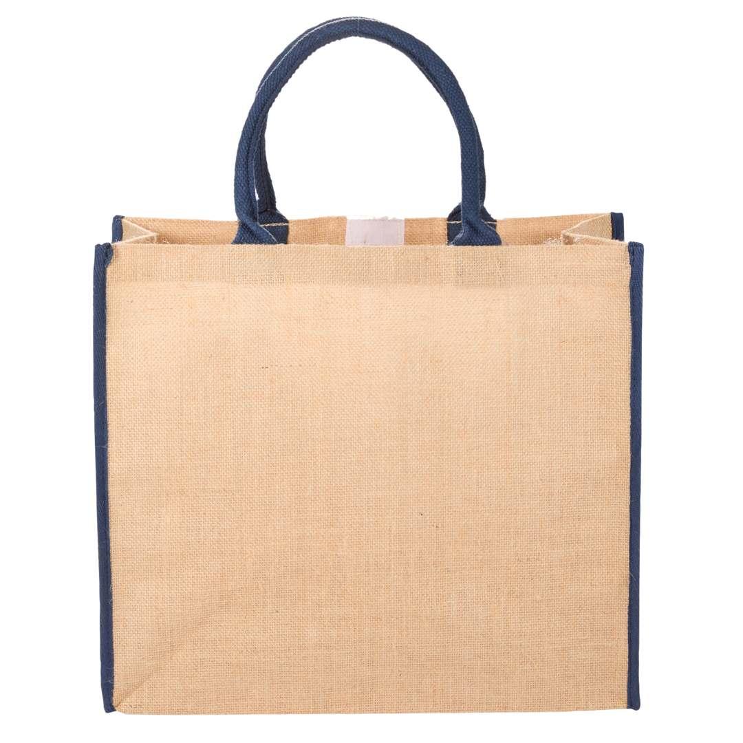Large jute tote Cream miniatura 13