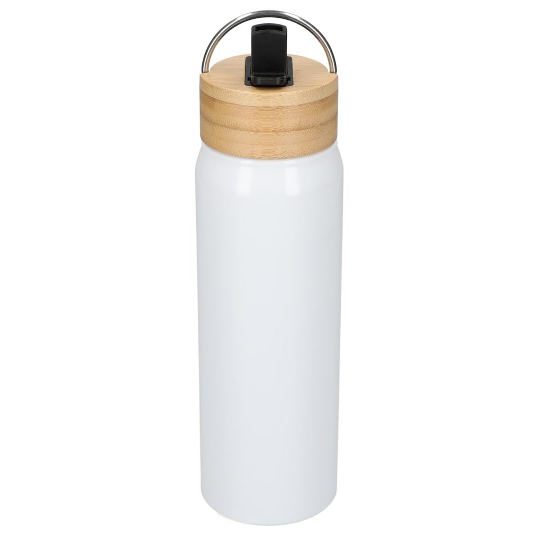 Billy 26oz aluminum bottle w/ fsc® bamboo lid Black miniatura 35
